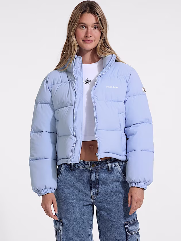 Crop Puffer Jacket - GUESS