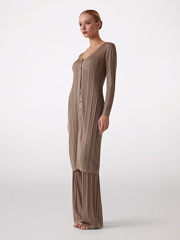 Marciano rib-knit sweater pants - GUESS