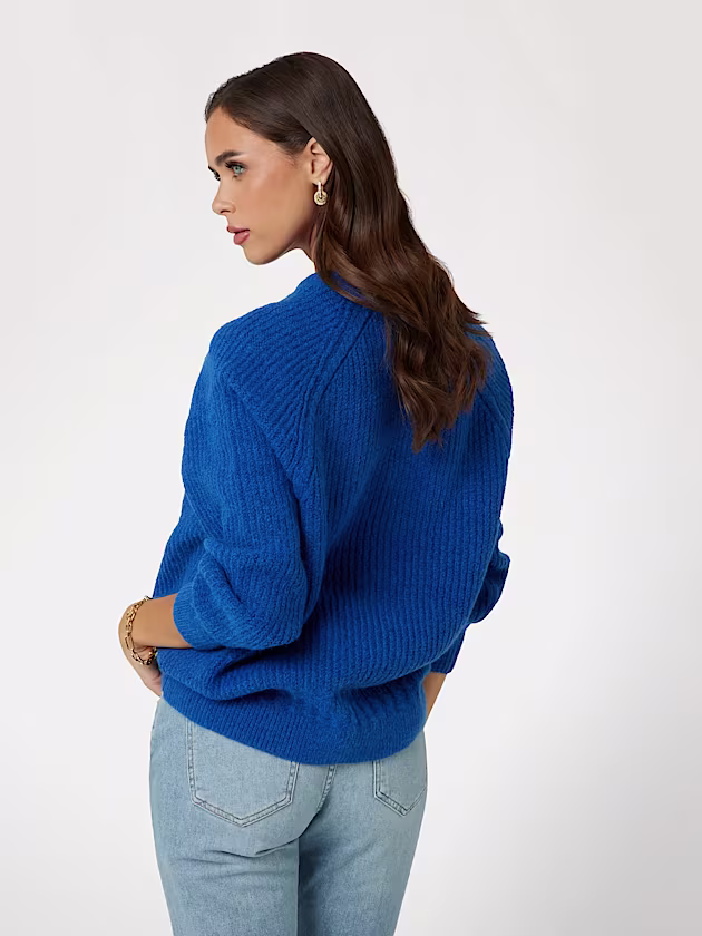 Crew neck wool blend sweater - GUESS