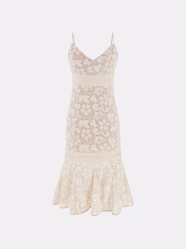 Lace midi dress - GUESS