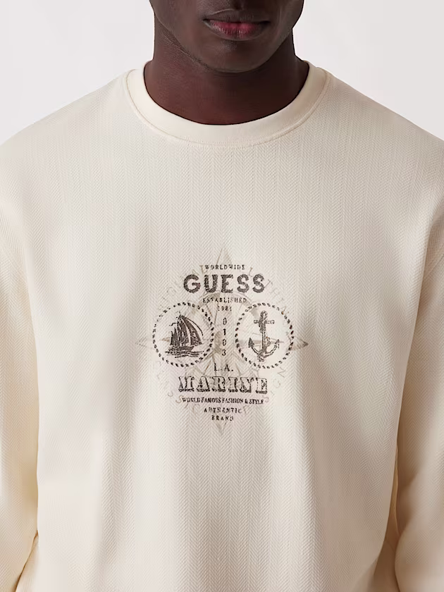 Front print sweatshirt - GUESS