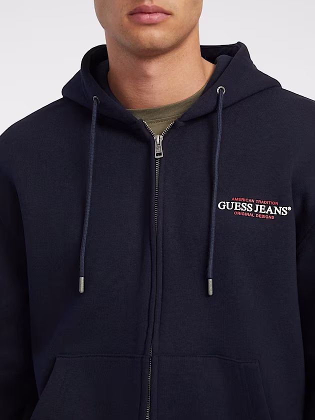 American Tradition Zip-Up Hoodie - GUESS