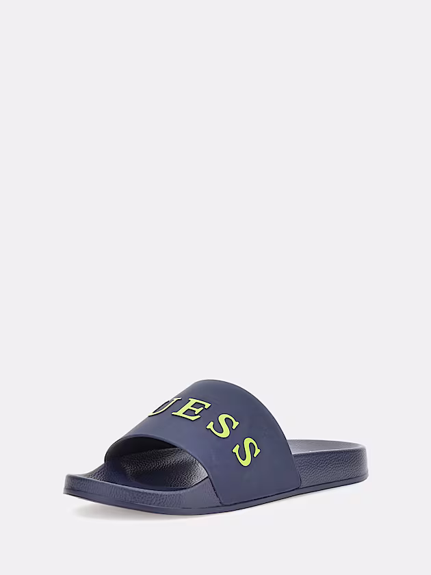 Front logo beach slippers - GUESS