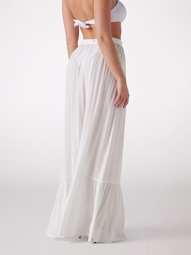 Flowing flounced skirt - GUESS