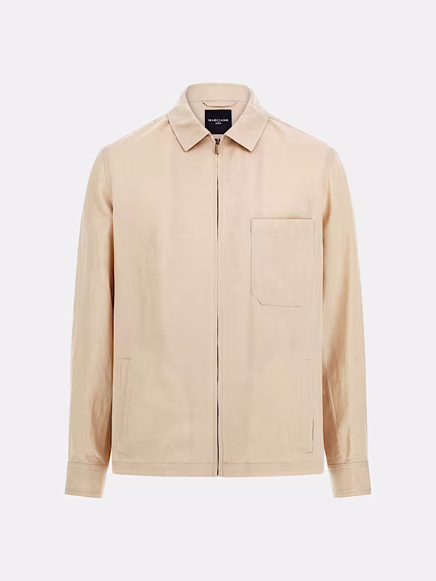 Marciano linen-blend jacket - GUESS