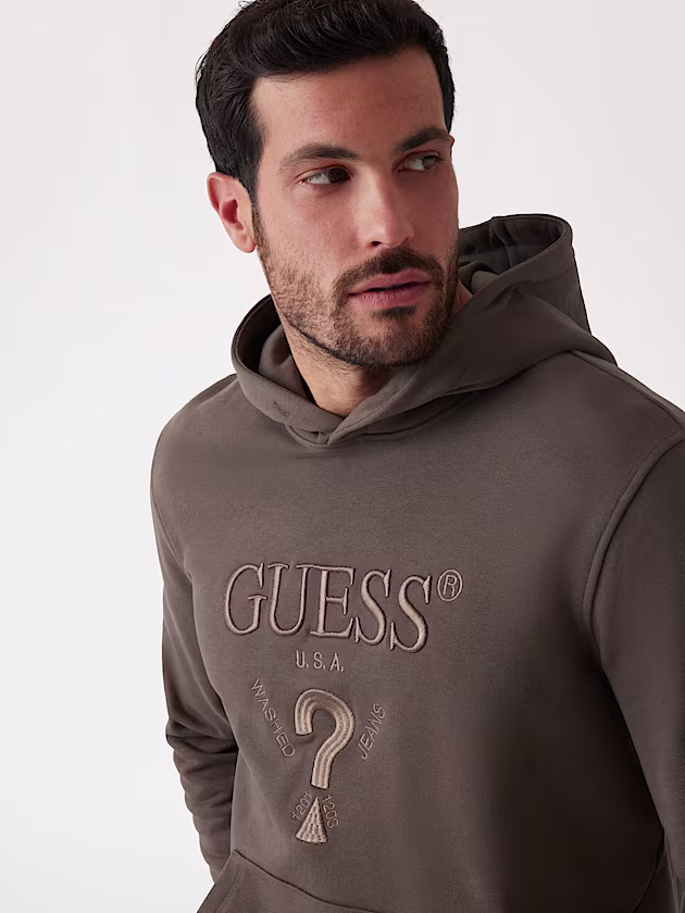 Hooded logo sweatshirt - GUESS
