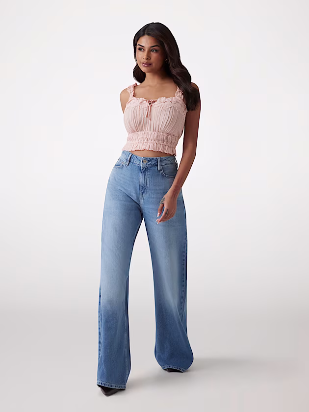 Lacy gauze top - GUESS