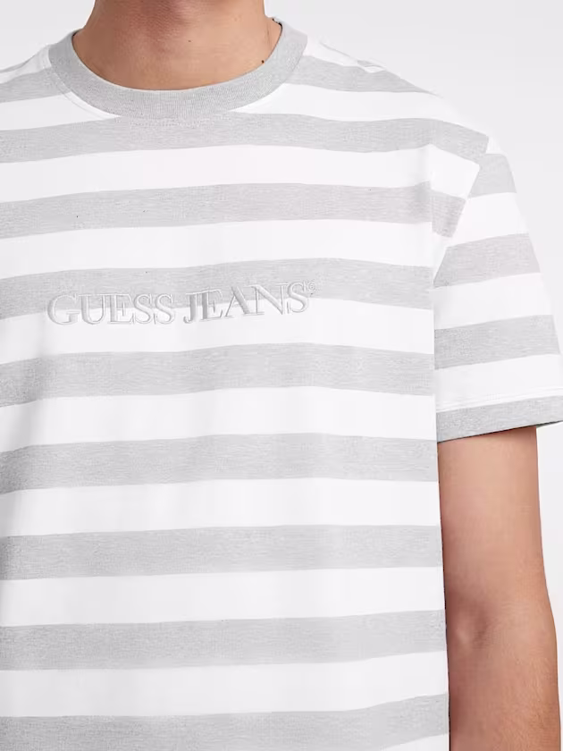 Striped Logo Tee - GUESS