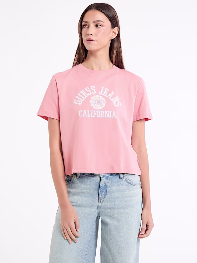 Boxy Logo Tee - GUESS