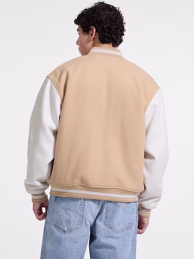 Embroidered Varsity Jacket - GUESS