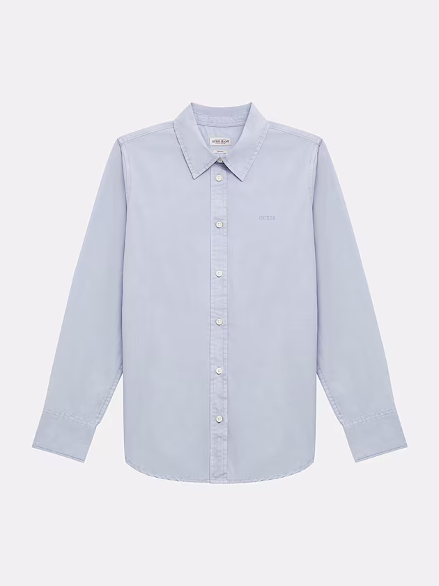 Oversized Long-Sleeve Pocket Shirt - GUESS