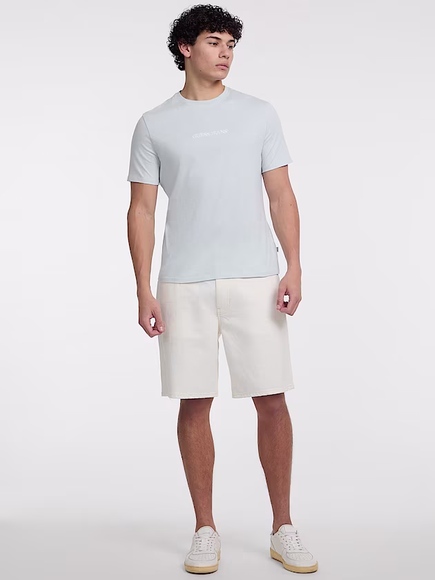 Slim Embroidered Logo Tee - GUESS