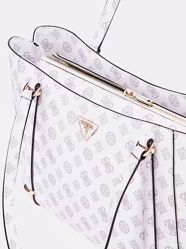 Eco Erica 4G Peony Logo Tote - GUESS