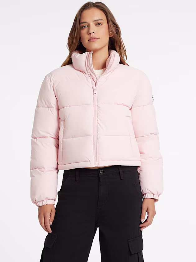 Crop Puffer Jacket - GUESS