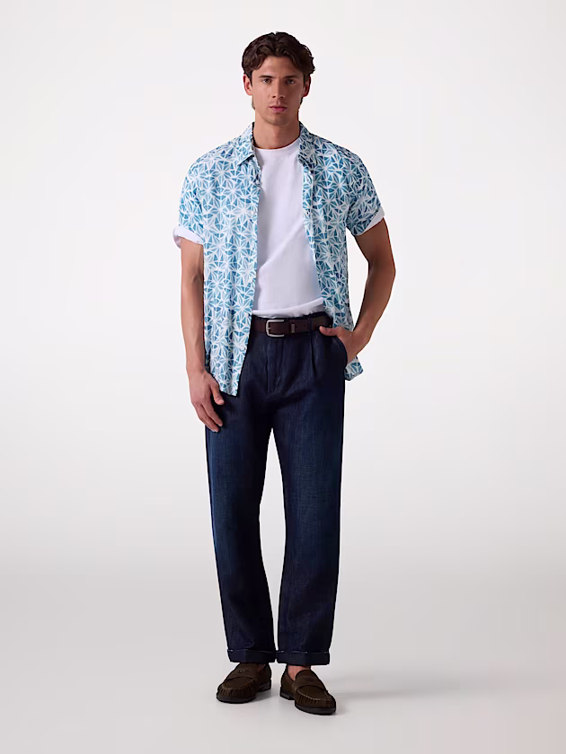 Printed viscose shirt - GUESS