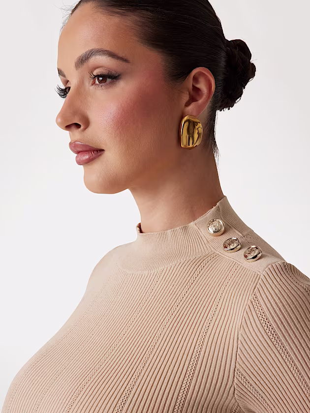 Marciano ribbed sweater top - GUESS