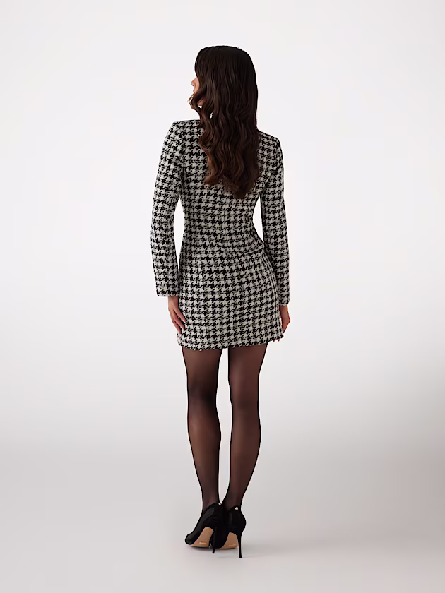 Marciano pied de poule mini dress - GUESS