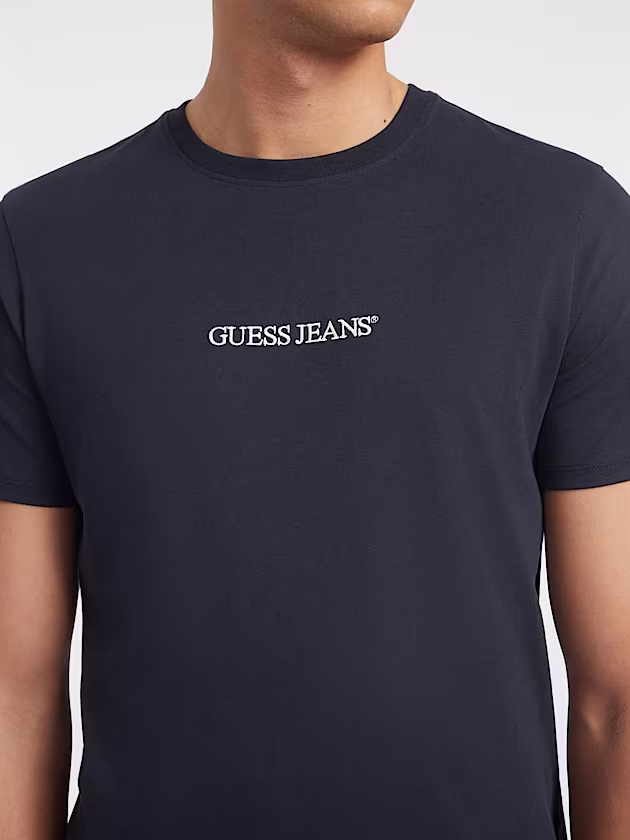 Slim Embroidered Logo Tee - GUESS