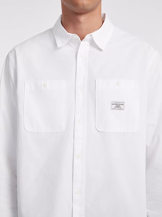 Long-Sleeve Pocket Shirt - GUESS