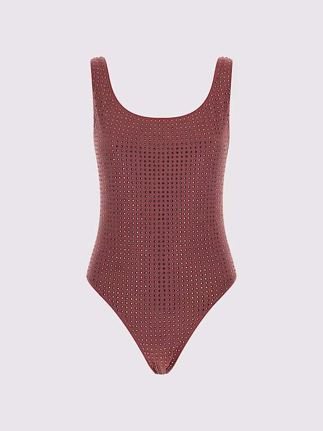 Rhinestones one piece - GUESS