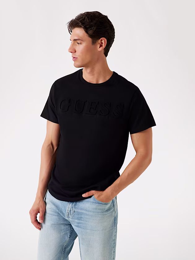 Embossed logo t-shirt - GUESS