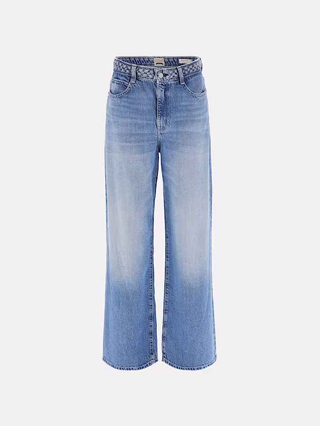 Braided wide leg jeans - GUESS