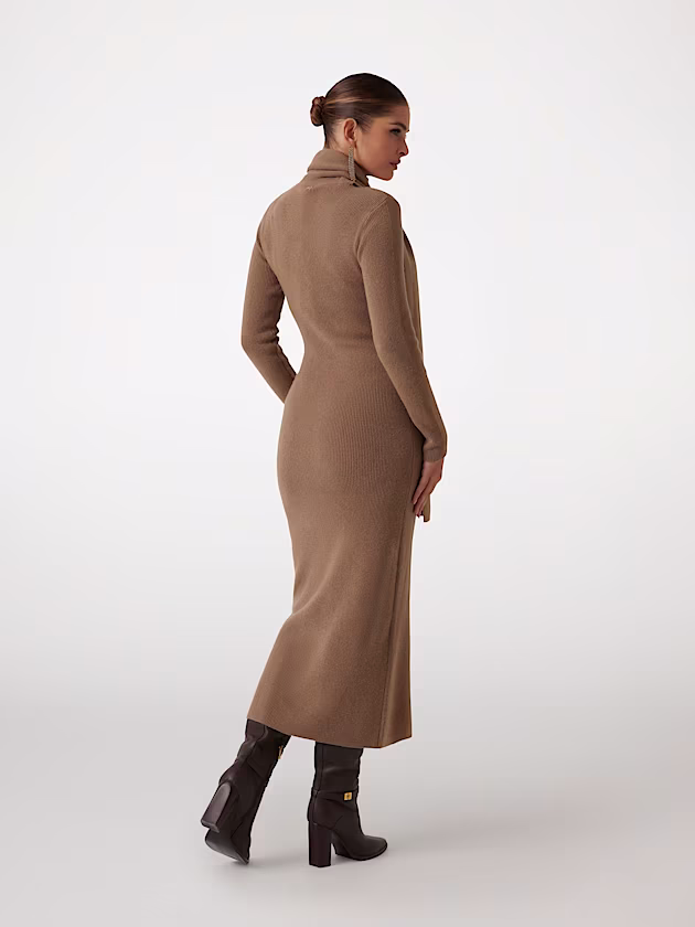 Marciano cashmere-blend long dress - GUESS