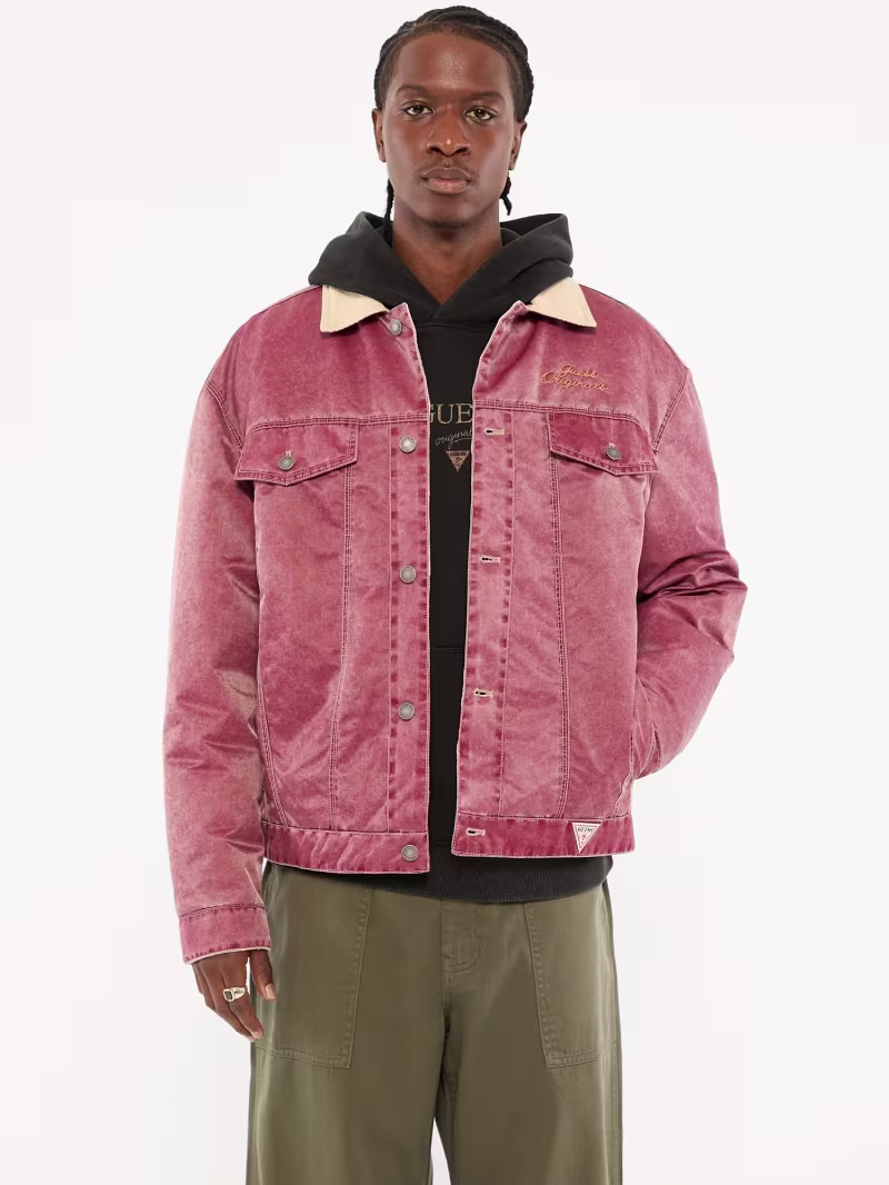 Nylon trucker jacket - GUESS