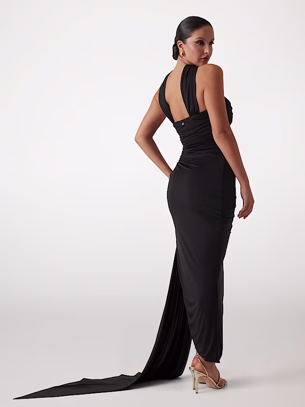 Sweetheart neckline Marciano jersey dress - GUESS