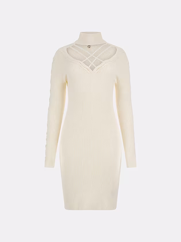 Cut-out mini sweater dress - GUESS