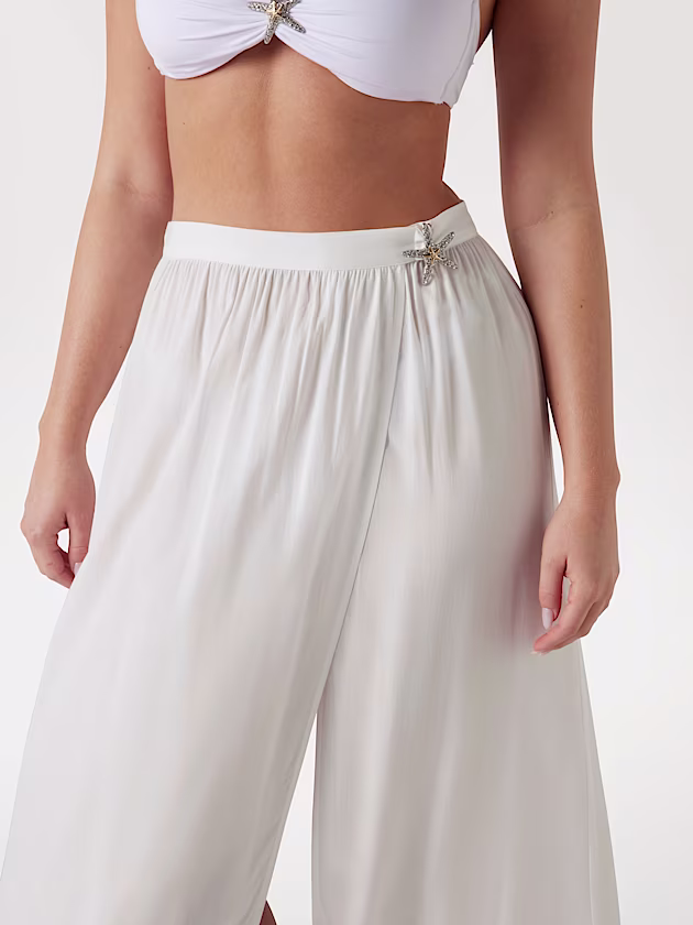 Flowing flounced skirt - GUESS