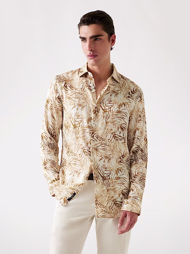 Marciano printed slim-fit shirt - GUESS