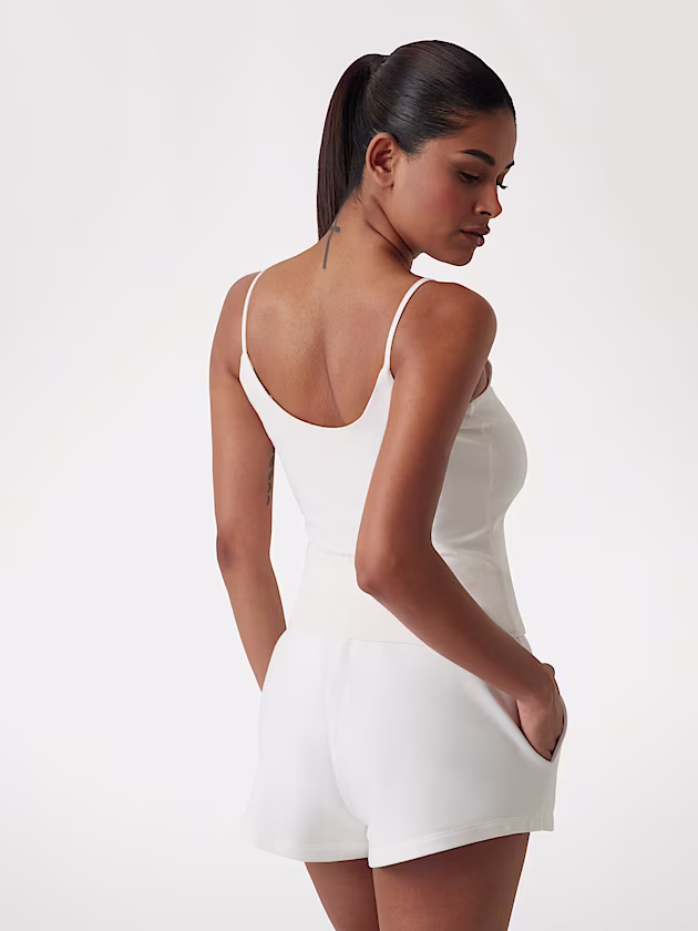 Rhinestone logo tank top - GUESS