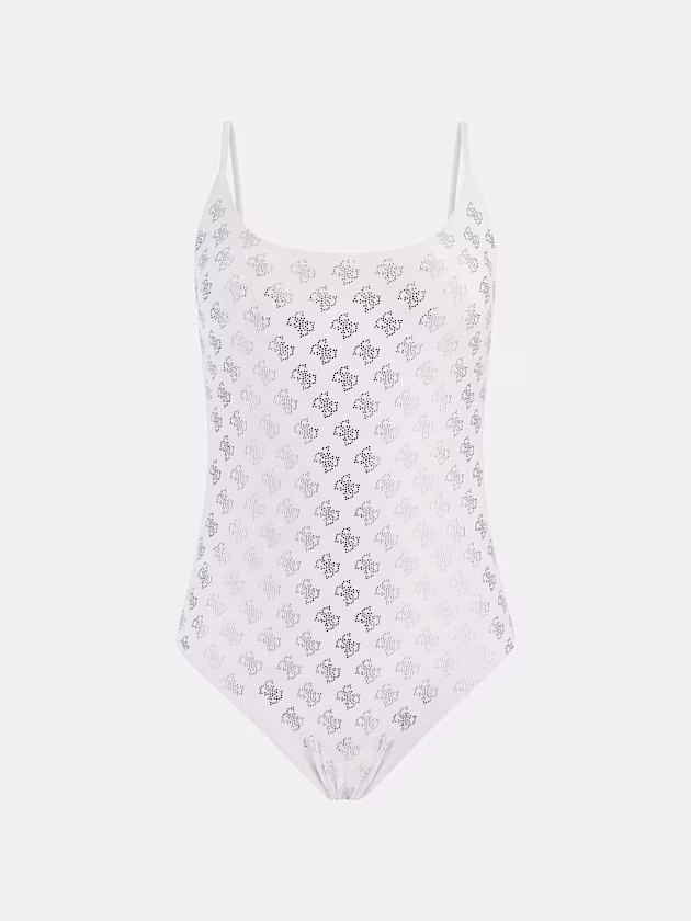 4G Logo one-piece swimsuit - GUESS