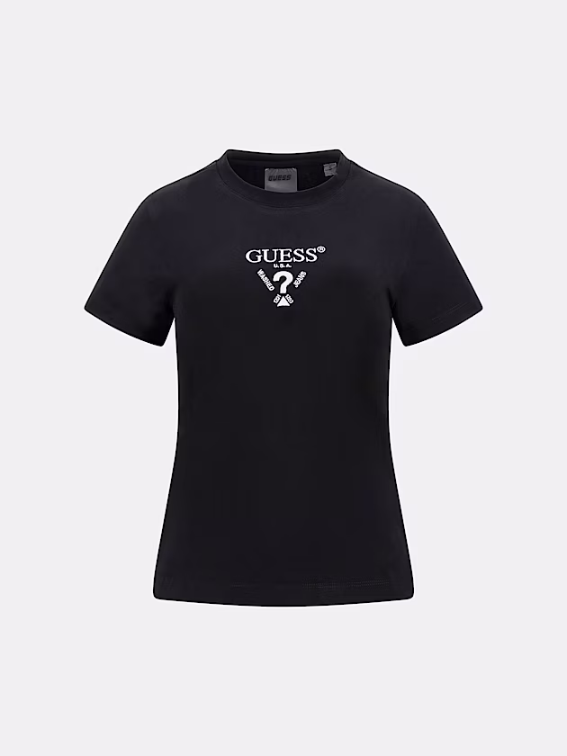 Front logo stretch t-shirt - GUESS