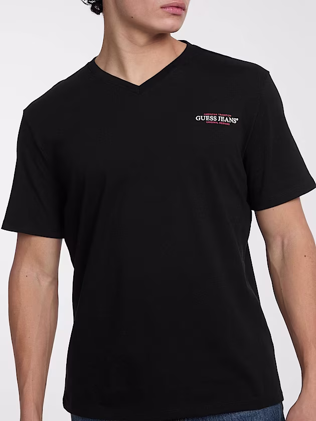 Slim American Tradition V-Neck Tee - GUESS