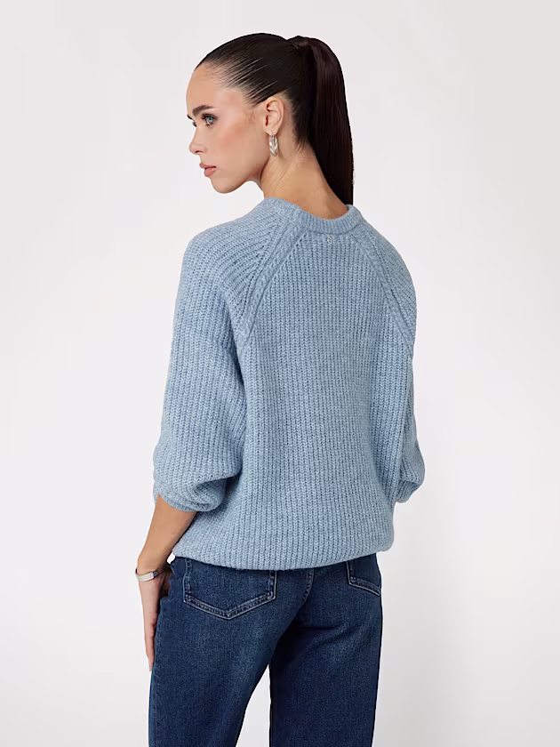 Crew neck wool blend sweater - GUESS