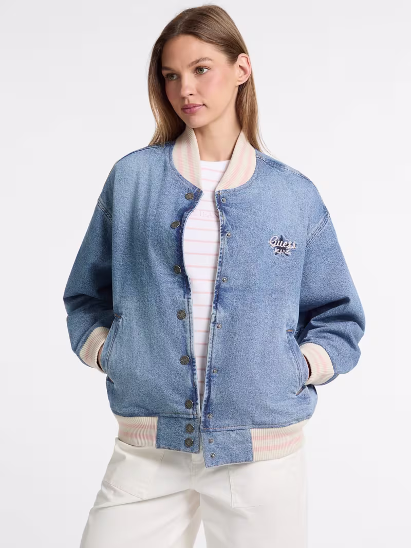 Denim bomber jacket - GUESS