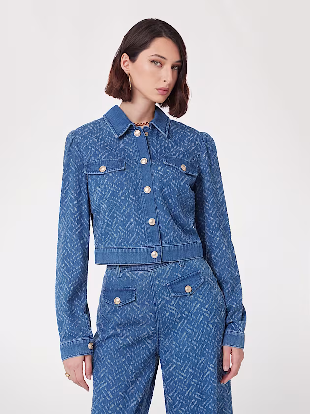 Cropped denim jacket - GUESS