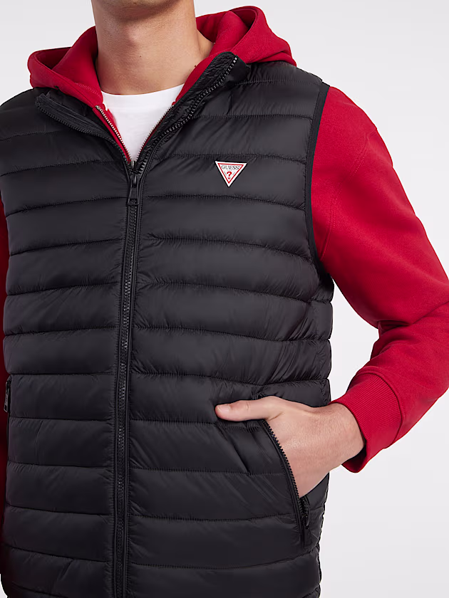 Nylon Puffer Vest - GUESS