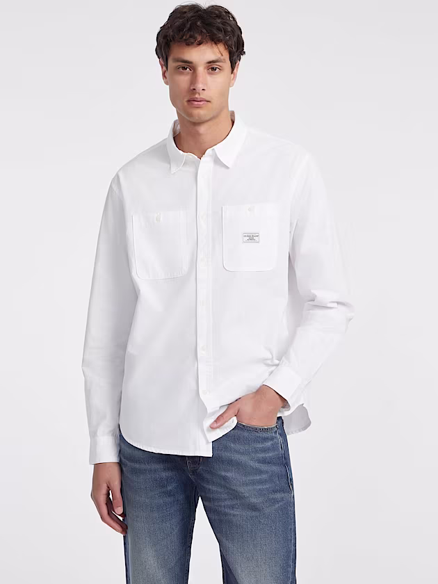 Long-Sleeve Pocket Shirt - GUESS