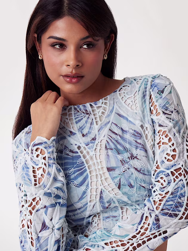 Lace crop top - GUESS