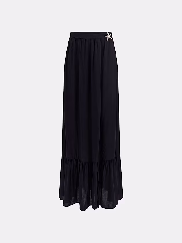 Flowing flounced skirt - GUESS