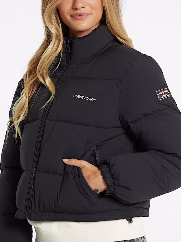 Crop Puffer Jacket - GUESS
