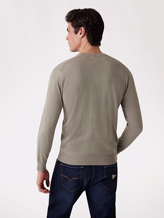 Side logo embroidery sweater - GUESS