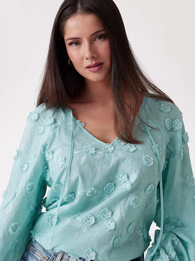 Flowing tunic blouse - GUESS
