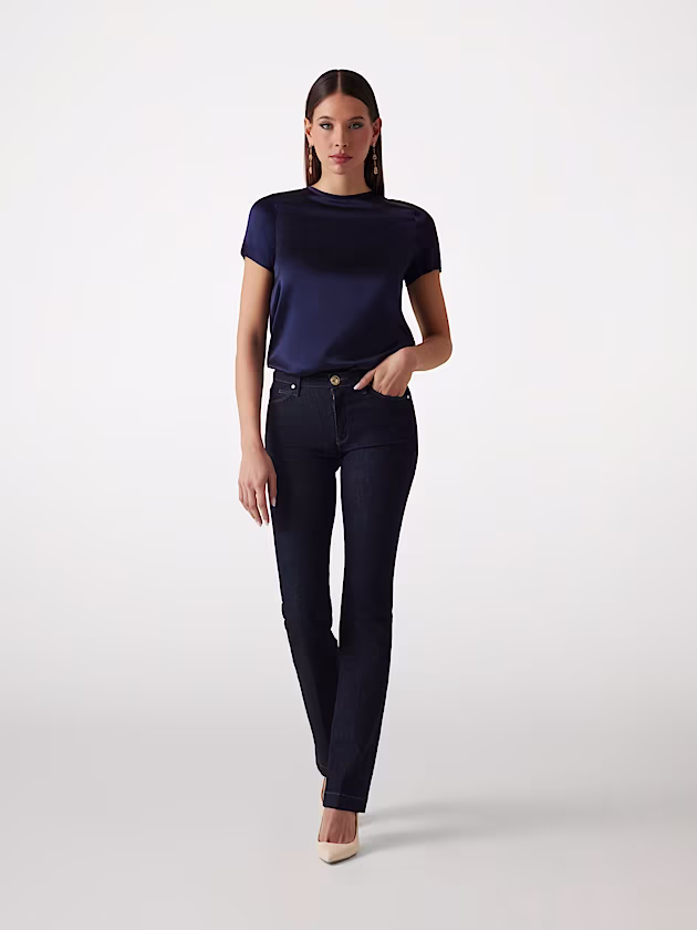 Marciano silk blend top - GUESS