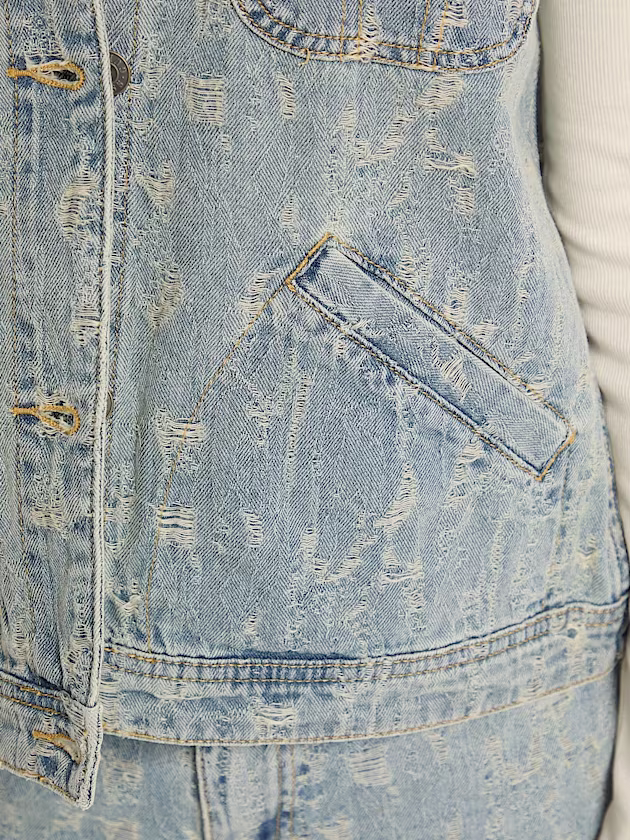 Denim trucker vest - GUESS