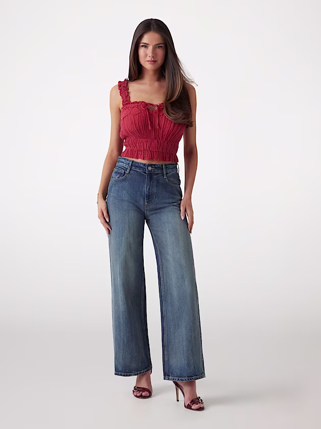 Lacy gauze top - GUESS