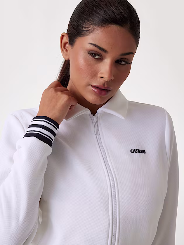 Zip-up logo sweatshirt - GUESS